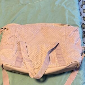 Bagsmart Quilted Pink weekender Bag